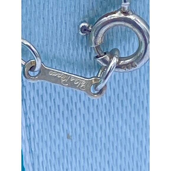 Authentic Tiffany & Co Sliver Paloma Picasso Kiss X Pendant Necklace - Picture 8 of 11